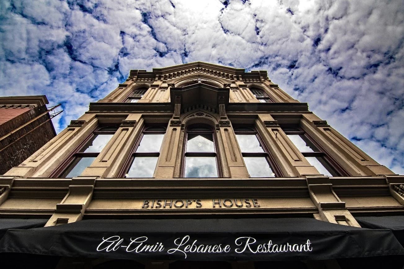 The historic Bishop's House in downtown Portland, home of Al-Amir Lebanese Restaurant